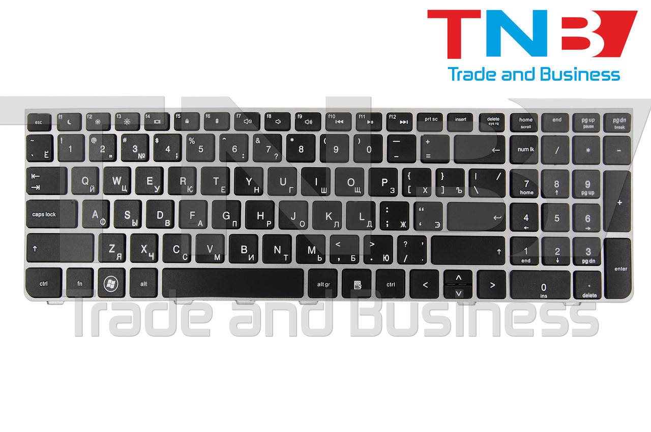 

Клавиатура HP ProBook 4530s, 4535s, 4730s черная с серой рамкой RUUS