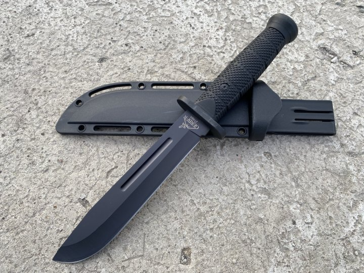 

Нож охотничий туристический тактический Gerber 2148Аl, Черный