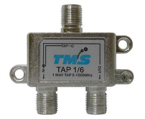 

Ответвитель абонентский TAP 1/ 6 TMS (один выход -6дБ, проходной выход)