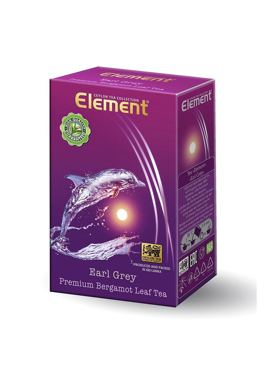 

Чай Елемент, Element Чорний "Бергамот" 100г