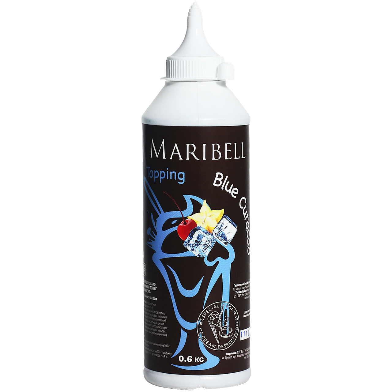 

Топпинг Maribell «Блю Кюрасао» 600 мл