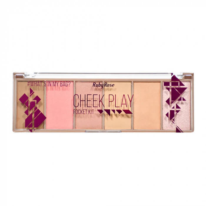 

Набор Палетка для макияжа Ruby Rose Pocket Cheek Play HB-7515