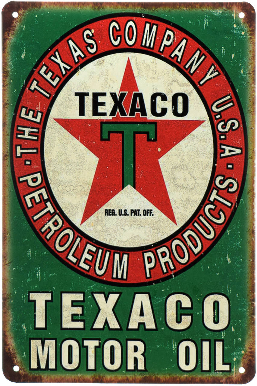 

Металлическая табличка "Texaco Motor Oil" (ms-001017)