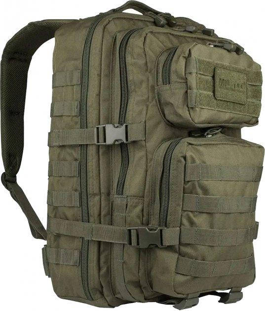 

Тактический рюкзак MIL-TEC Assault "L" 36 л Olive.военный.всу, Оливковый