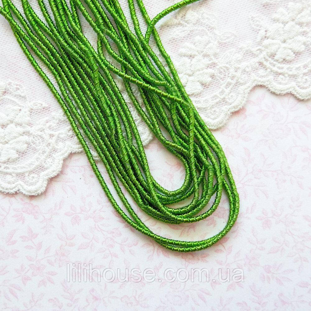 

Канитель Фигурная 2 мм Индия ЗЕЛЕНАЯ Трава 5 г