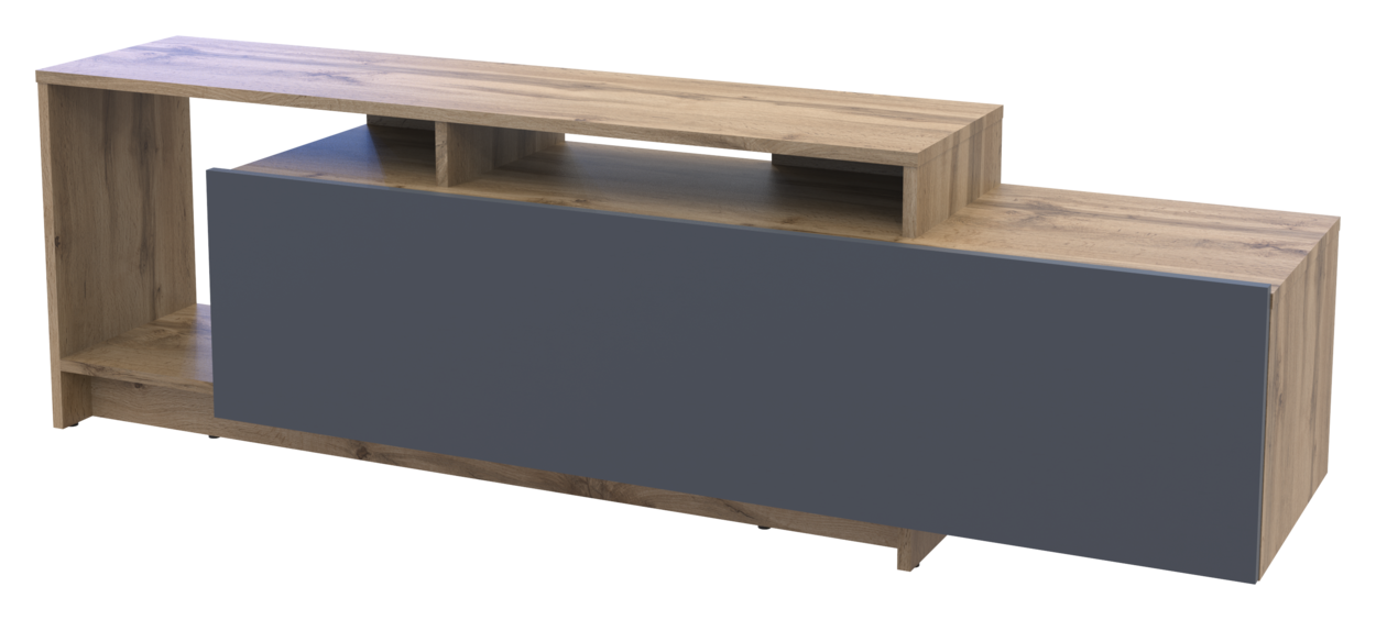 Стінка у вітальню Doros U2 Тахо Графіт ДСП 160х38х48 (41510106) 8