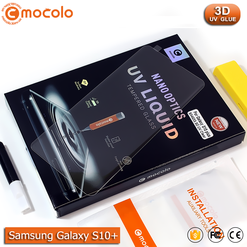 

Защитное стекло Mocolo Samsung Galaxy S10+ Nano Optics UV Liquid Tempered Glass 3D (Clear)