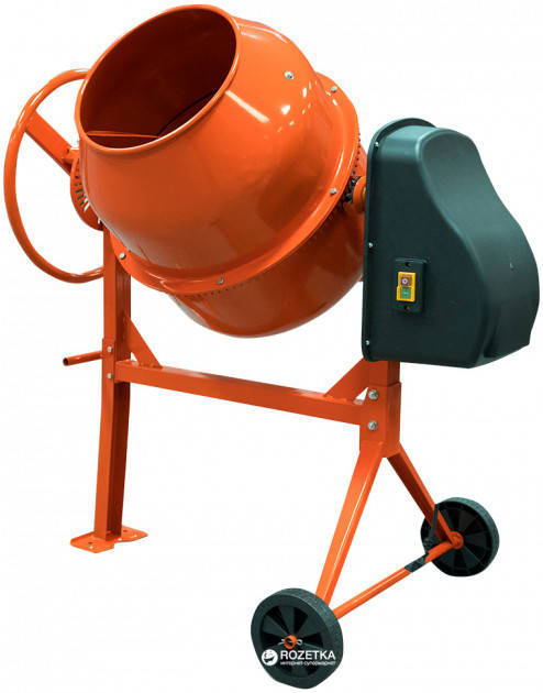 

Электрическая бетономешалка 125 литров на прочной стальной раме, БЕТОНОМЕШАЛКА - СБ 2125П, 125л. ОРАНЖЕВАЯ