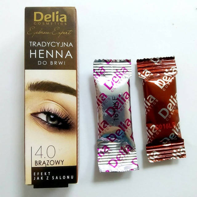 

Краска для бровей на основе хны Delia Cosmetics Henna 2 гр Коричневый