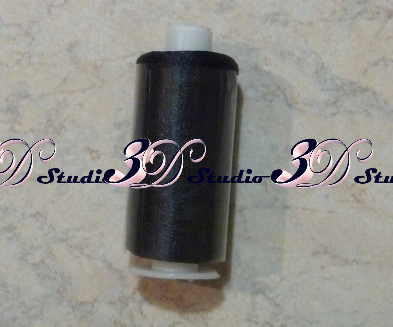 

Нитка шелковая черная (для бисера), Черный