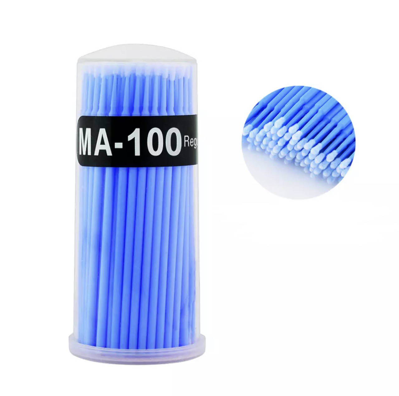 

Микробраши / аппликаторы для наращивания ресниц, 100 шт. 2.5 мм (синий)