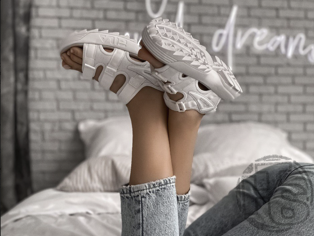 

Женские сандалии Fila Disruptor 2 Sandal All White FS1HTZ3083X 38