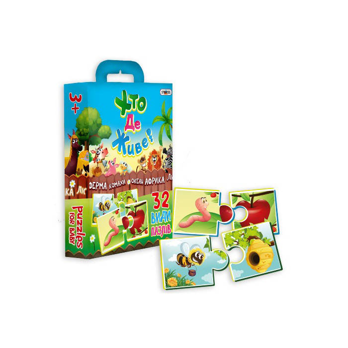 

Пазли 30700 (укр.) Стратег, "Хто де живе", в кор-ці 23-18,5-5см