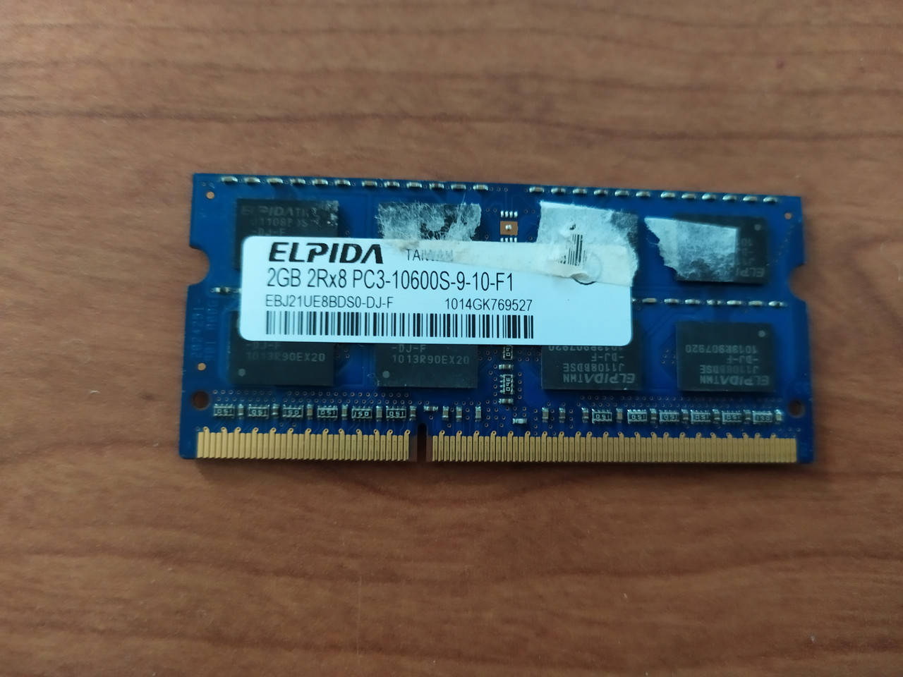 

Карта памяти ELPIDA ddr3 2GB 2R\8 PC3-10600S-9-10-F1