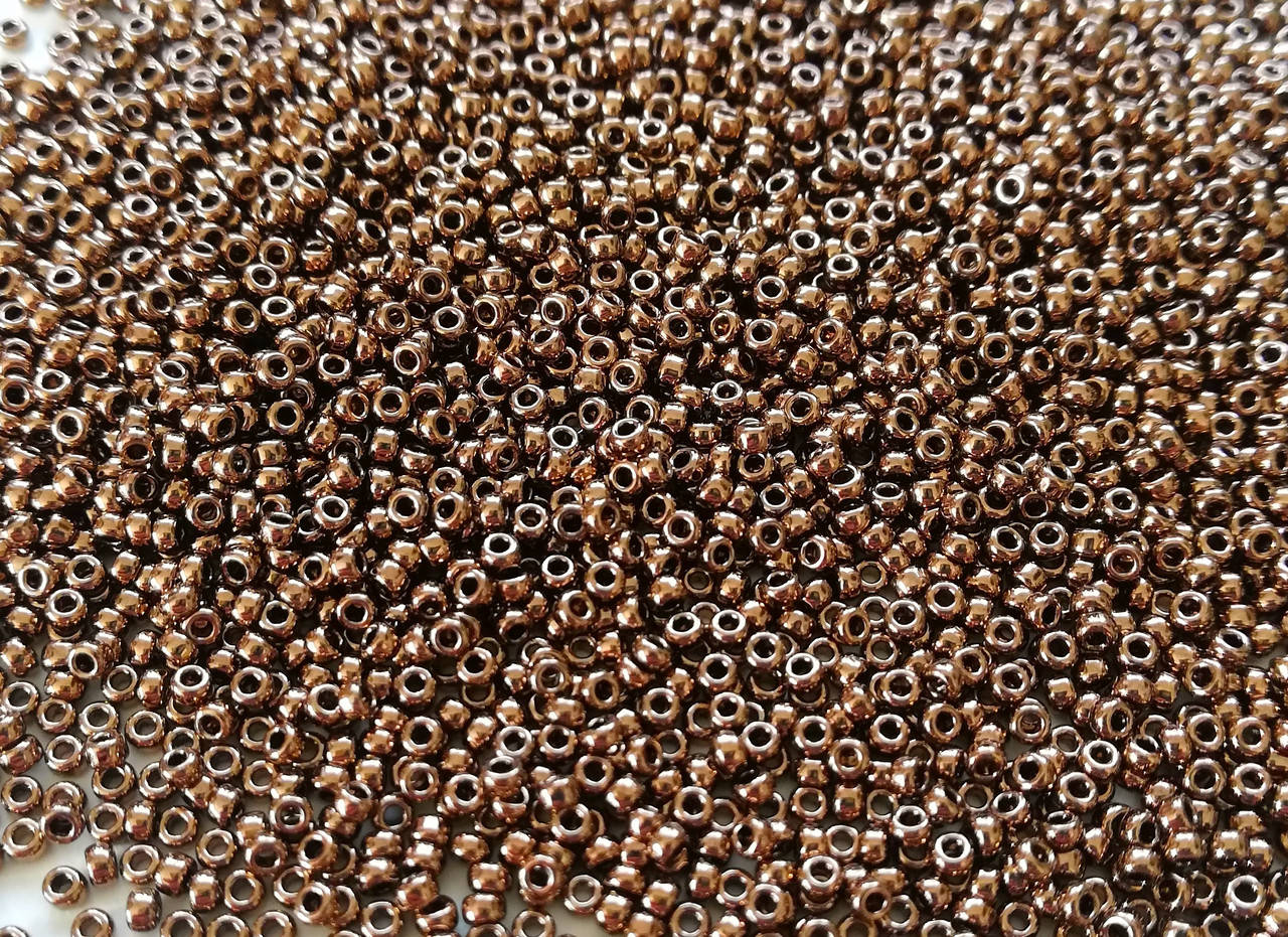 

Мiyuki 15/0 круглий 0457 Metallic Dark Bronze