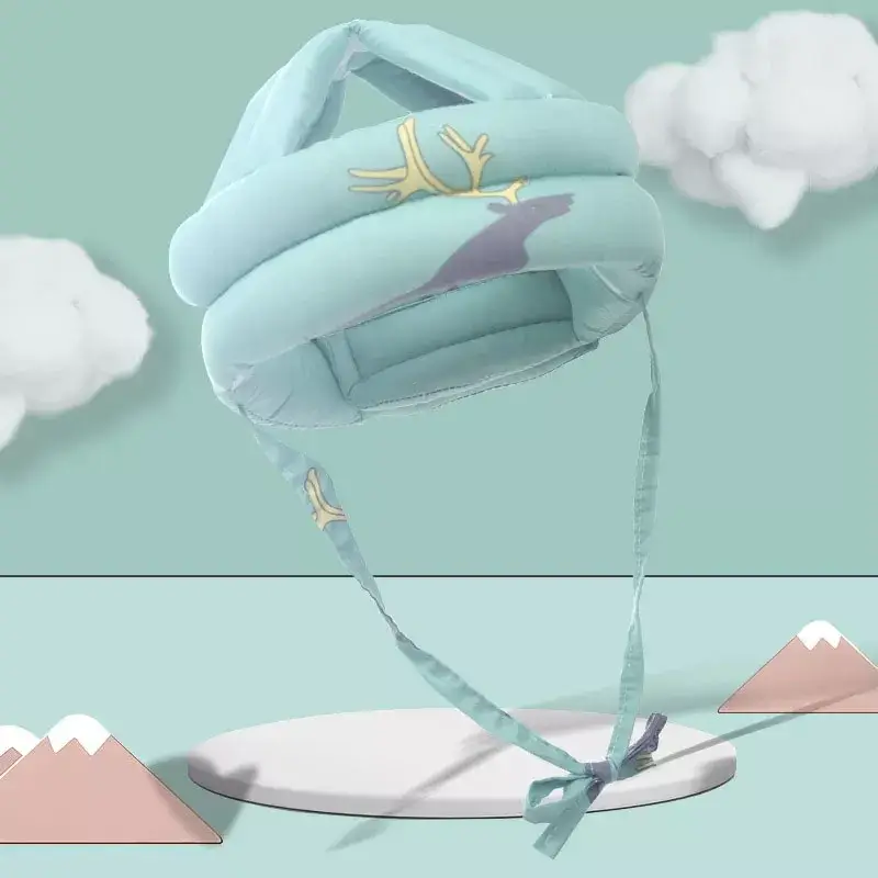 

Шлем от ударов головой защита для детей, Зелёный