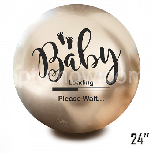 

Латексный шарик Art-Show 24"(60 см) Baby (Хром Beige Silk), Кофе с молоком