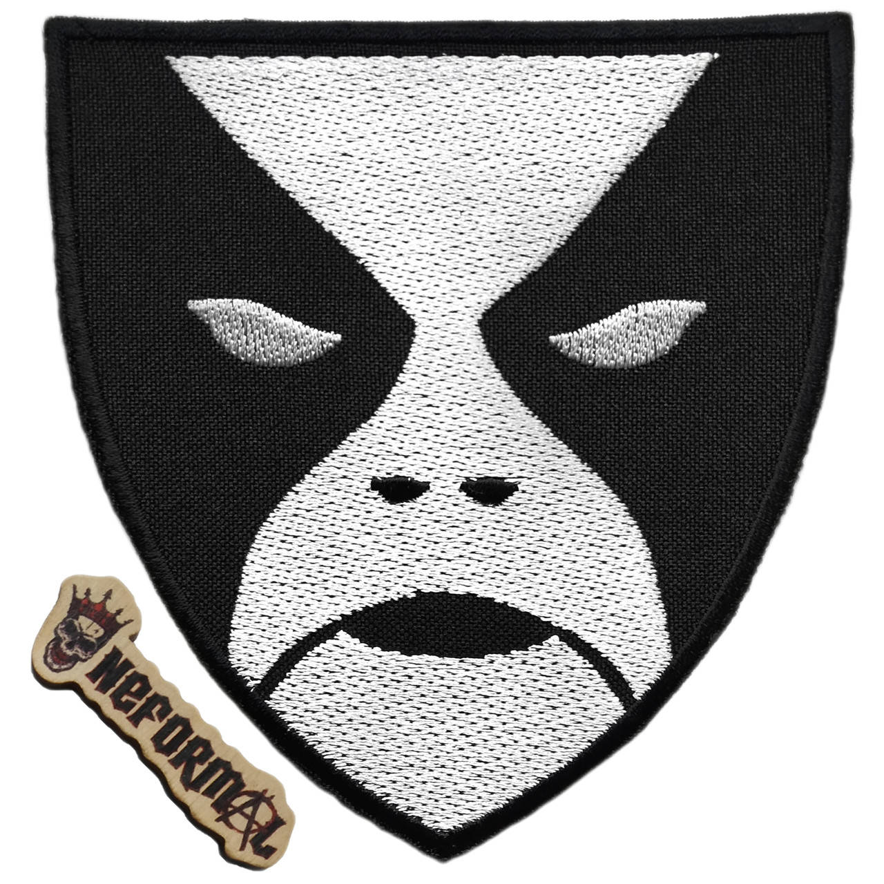 

Нашивка Abbath 10x10,5 см., Белый