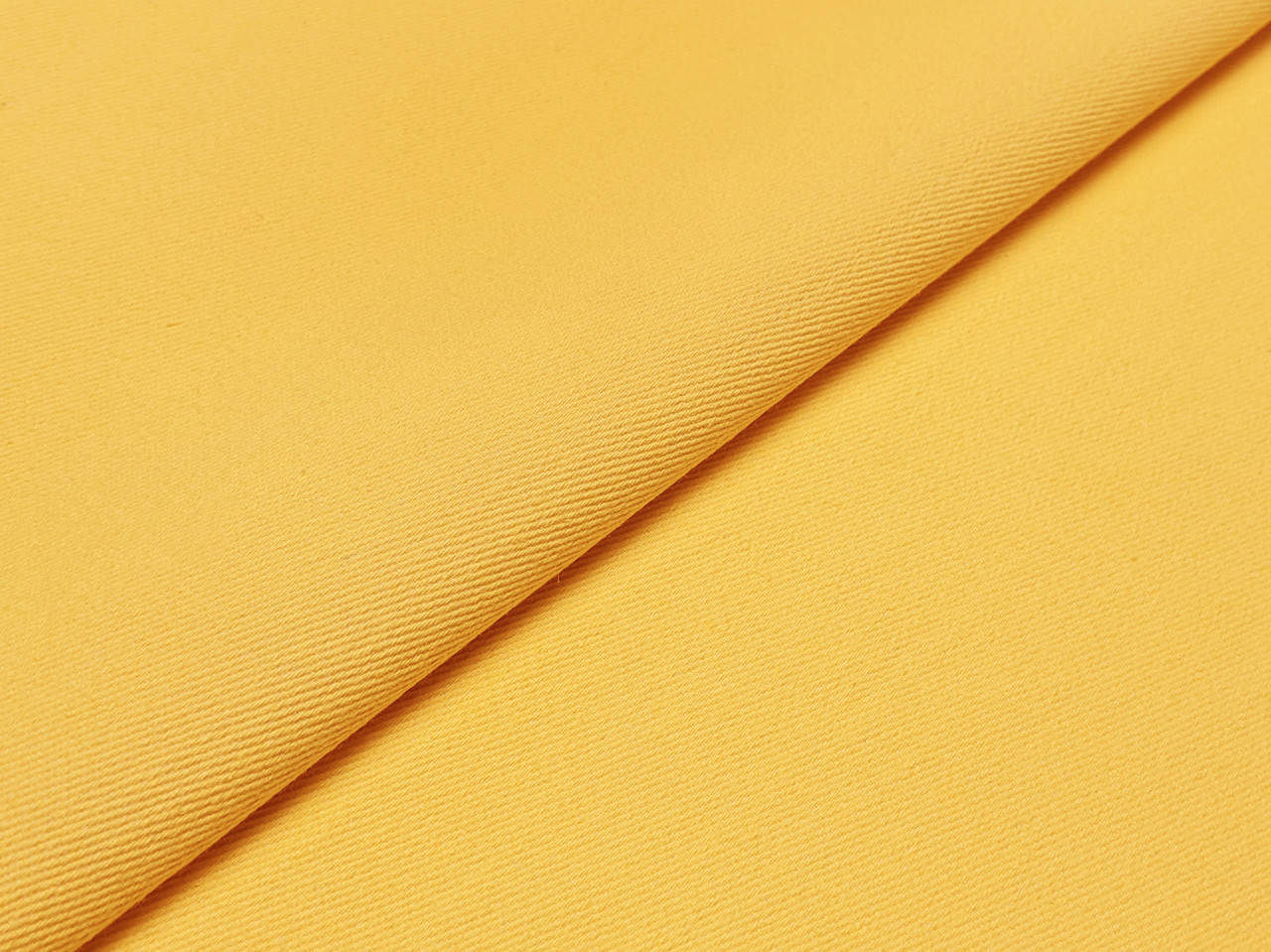 

Ткань Джинс однотонный, желтый