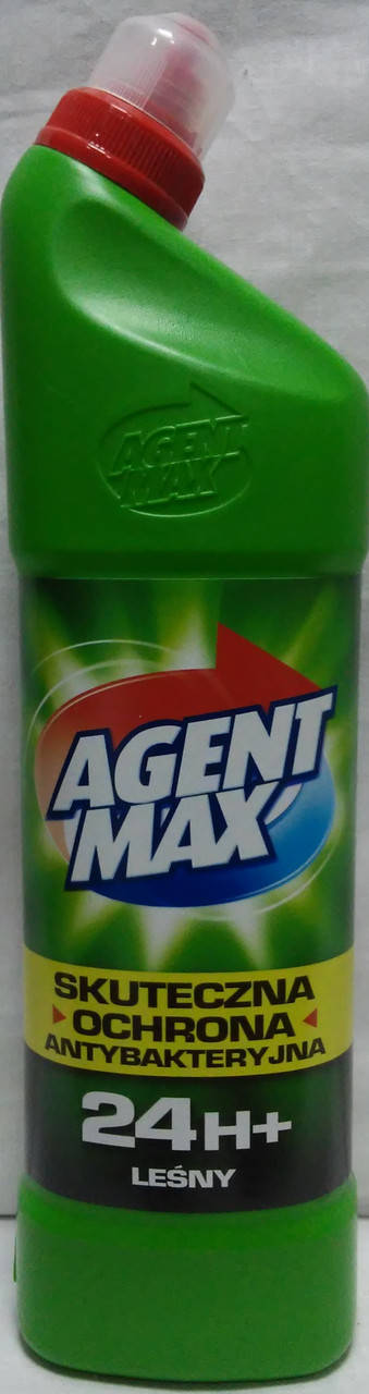 

Средство для чистки унитаза Agent Max лесной антибактериальное