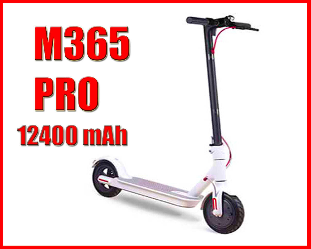 

Электросамокат Xiaomi M365 Pro 12400 mAh - Белый