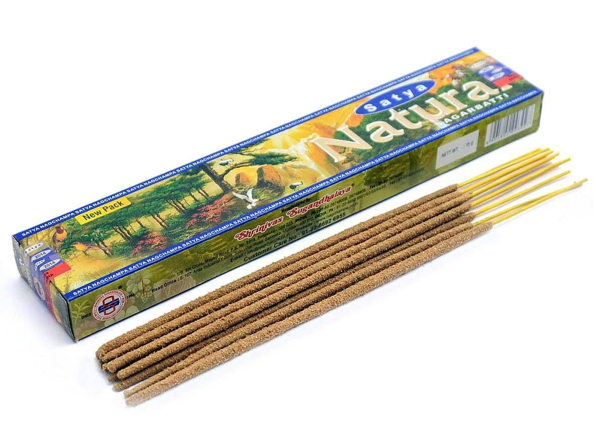 

Natural (Природа)(15 gms.) (12/уп) (Satya) пыльцовое благовоние