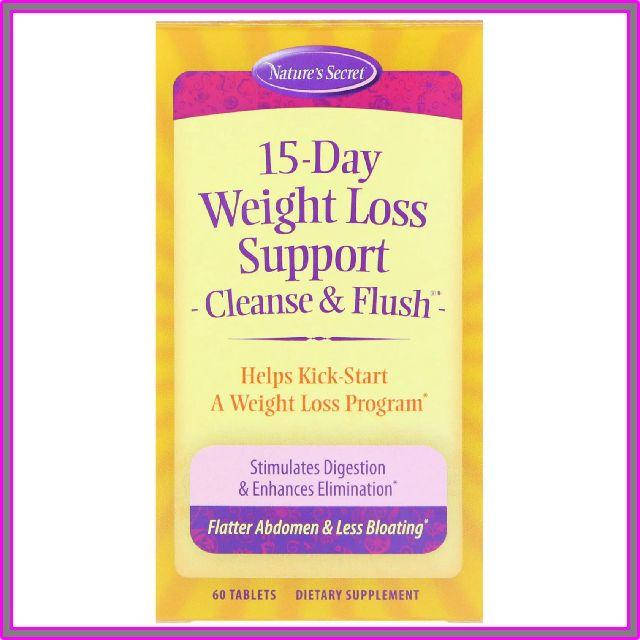 

Потеря веса за 15 дней, детокс и очищение Nature's Secret, 15 Day Weight Loss Sup Cleanse & Flush, 60 таблеток
