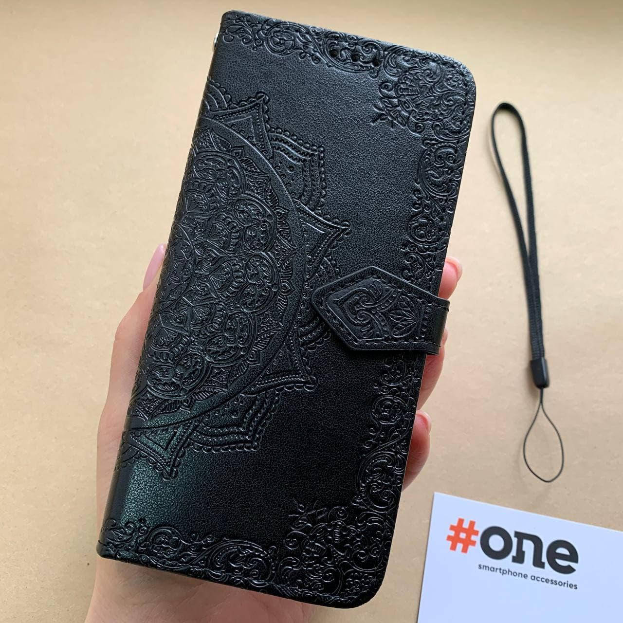 

Чехол книга для ZTE Blade A7 2020 с магнитной застежкой визитницей чехол книжка на зте блейд а7 черная Art, Черный