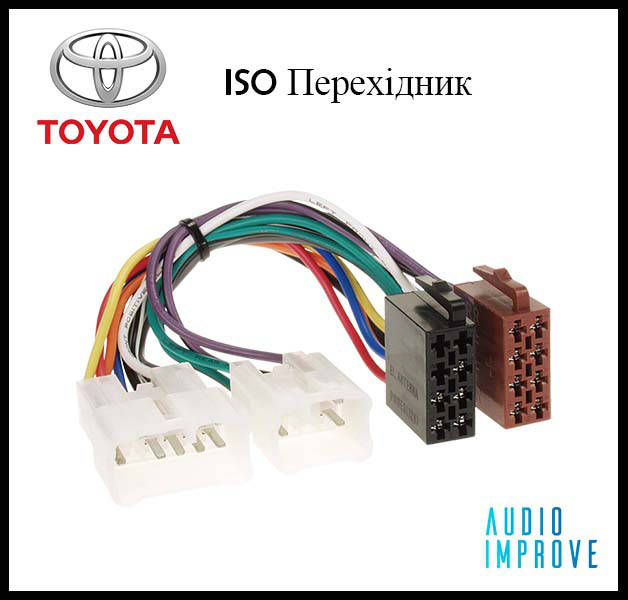 

Перехідник ISO адаптер Toyota Avensis Camry Corolla Land Cruiser Yaris
