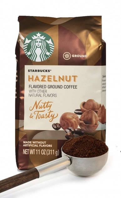 

Кофе молотый Starbucks Hazelnut Flavored Medium Roast Ground Coffee, 311g
