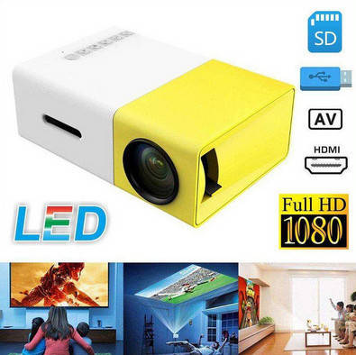 

Мини проектор портативный мультимедийный Led Projector YG300
