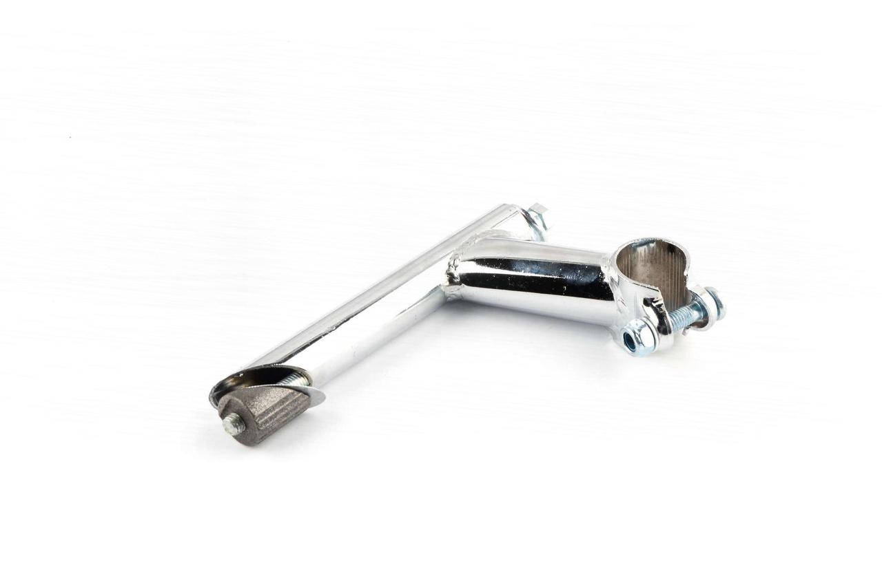 

Вынос руля велосипеда (под рулевую резьбовую) (L-150mm, D-22mm) (хром) DS