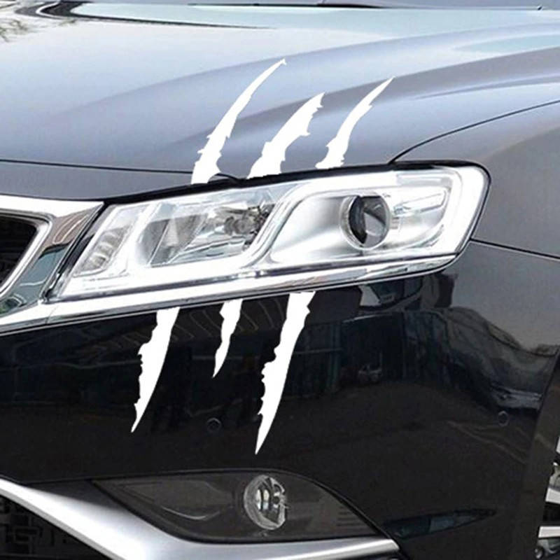 

Наклейка ЦАРАПИНЫ на капот - белые, Белый