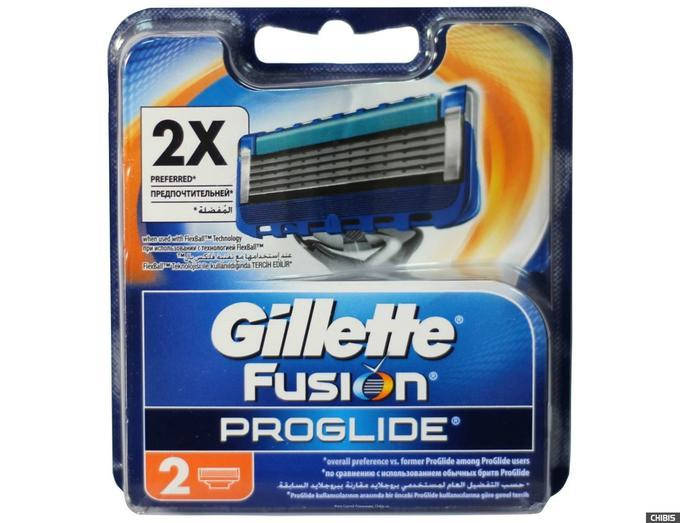 

Сменные кассеты для бритья Gillette Fusion ProGlide 2шт. в упаковке