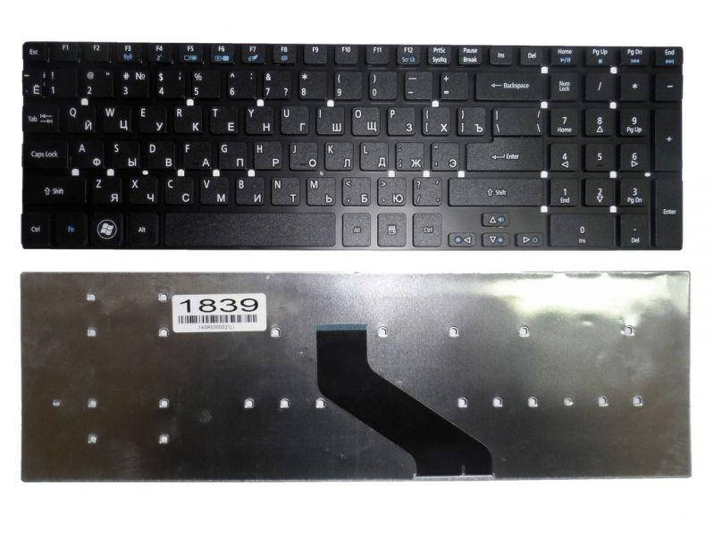 

Клавиатура для ноутбука Acer Aspire 5755 5830 / KB.I170G.310 черная, Черный