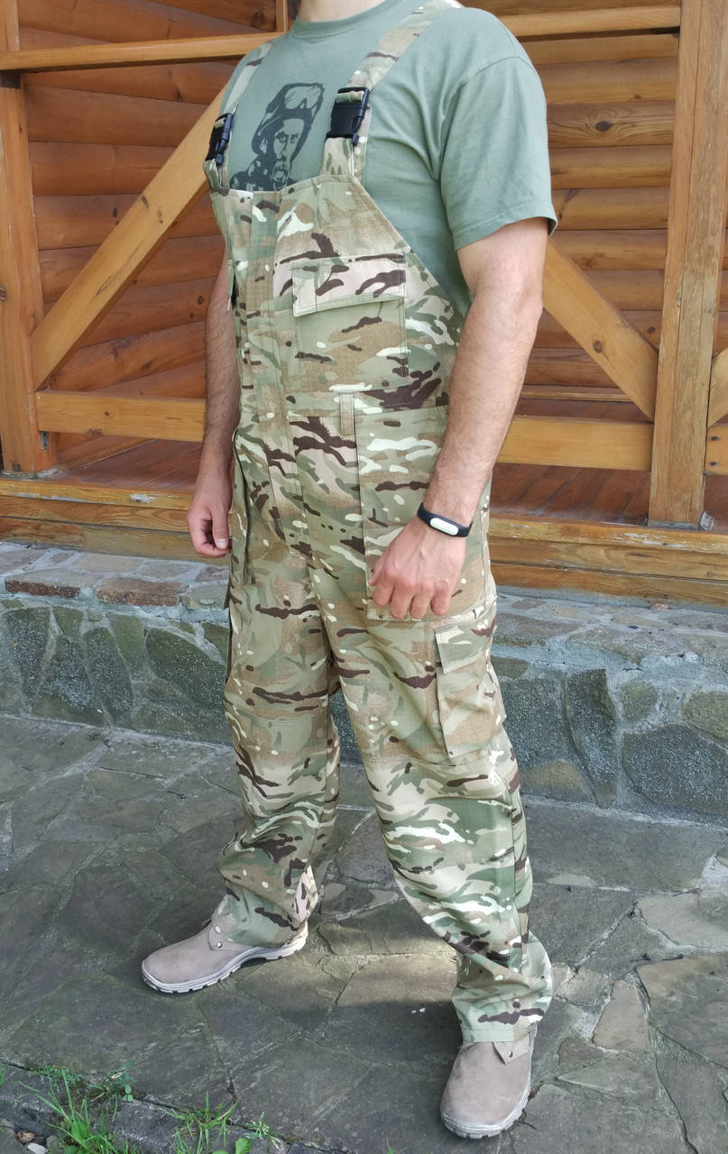 

Полукомбинезон для охоты и рыбалки "Атлант" камуфляж мультикам (саржа) 56-58