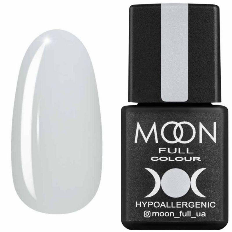 

Гель-лак Moon Full Air Nude №02 (бело - молочный полупрозрачный, эмаль) 8 мл