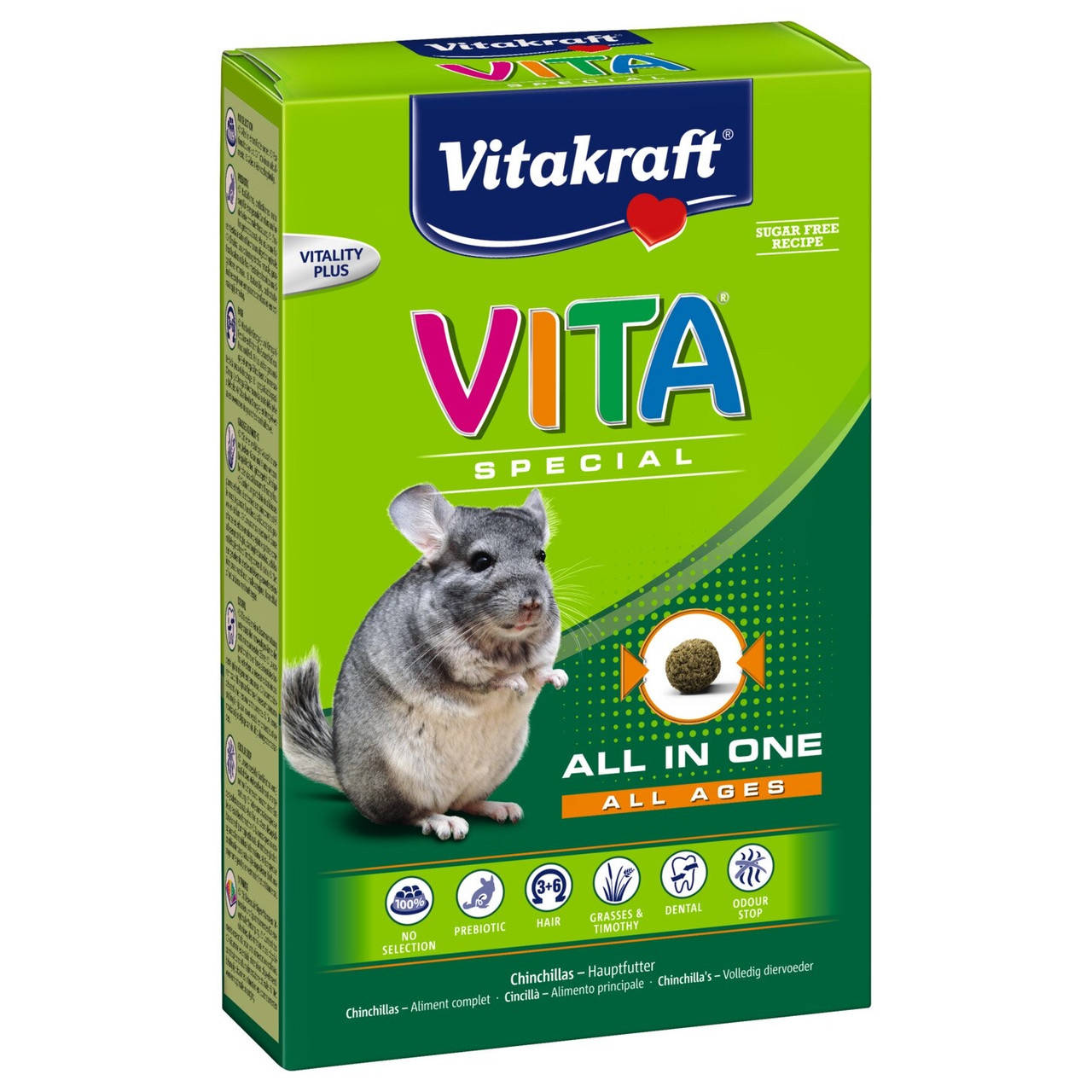 

Vitakraft Корм д/шиншилл VITA Reg 600гр