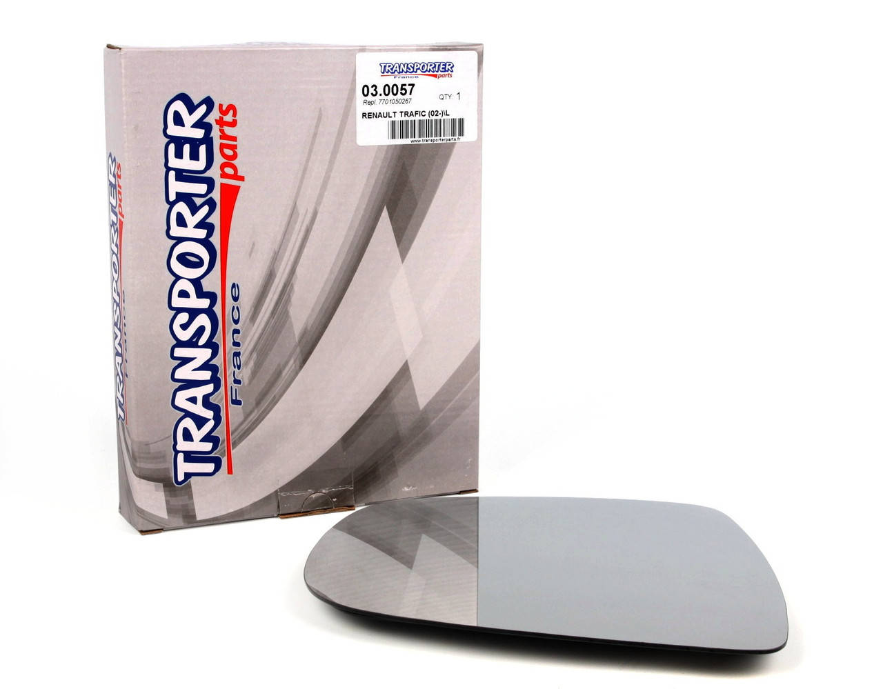 

Стекло зеркала левое Renault Trafic 01->14 Transporterparts Франция 03.0057