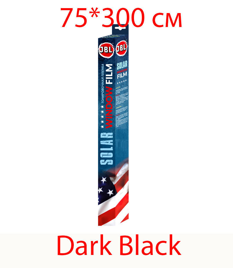 

Пленка тонировочная JBL 75*300 см Dark Black, Черный