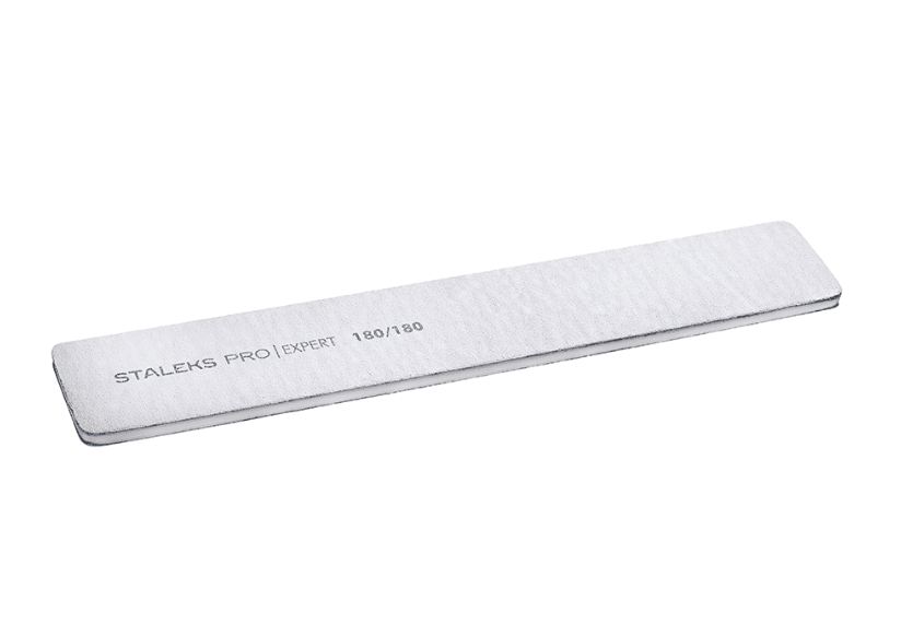 

Пилка для ногтей шикорая прямая STALEKS EXPERT 180/180 грит NFB-30/6