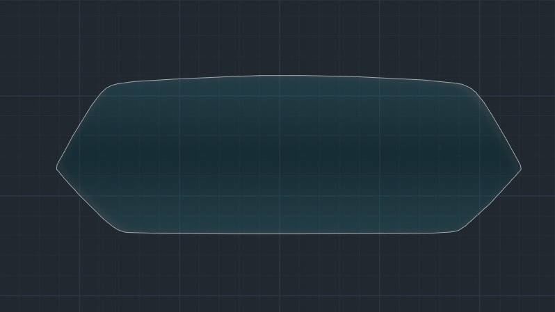 

Защитное гибридное стекло на приборную панель 9H AUDI E-TRON 2019