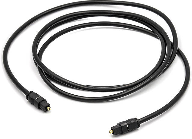 

Оптический аудио кабель для звука PowerPlant Optical Toslink 1 м Black, Черный