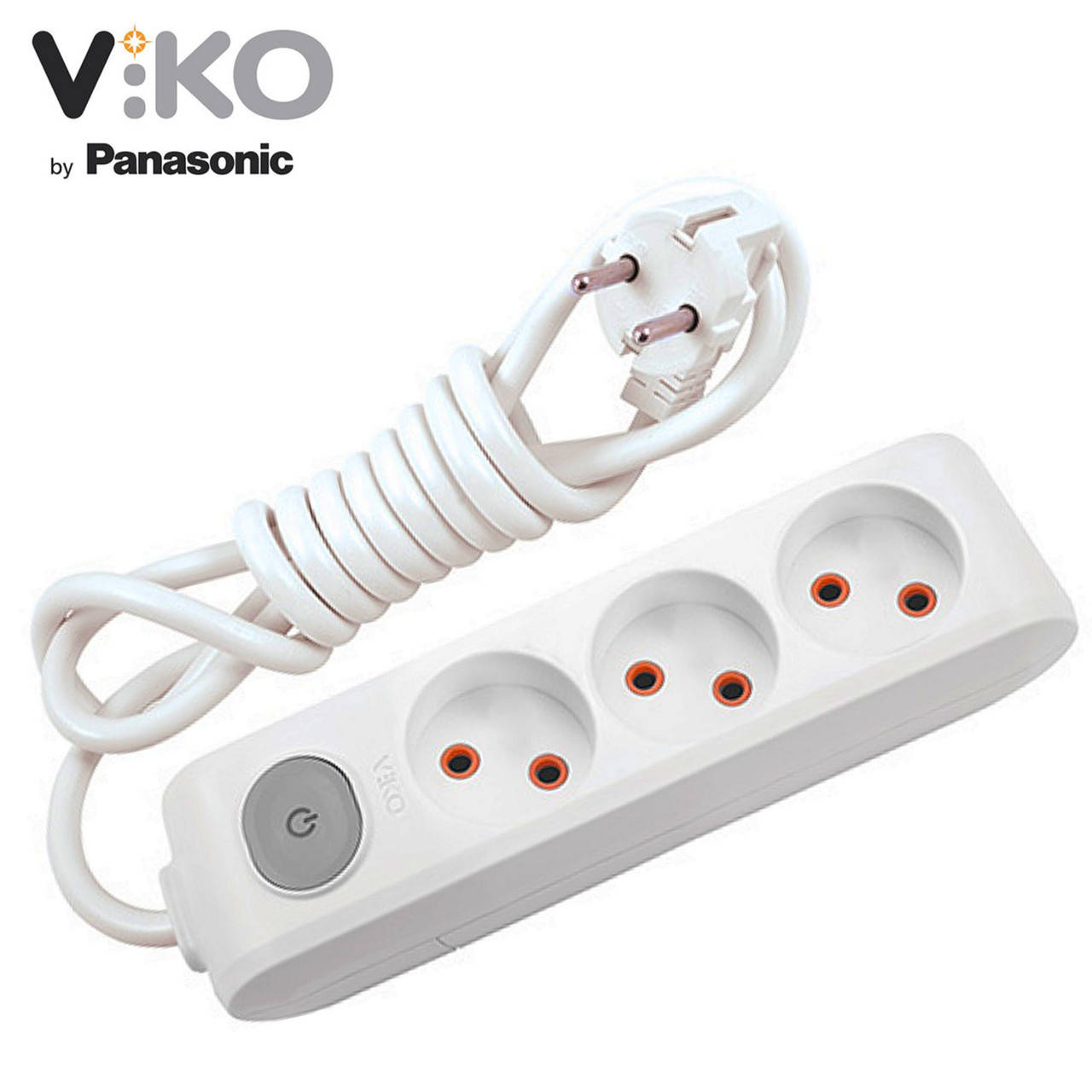 

Удлинитель VIKO 5 метров 3 гнезда с кнопкой. Multi-let
