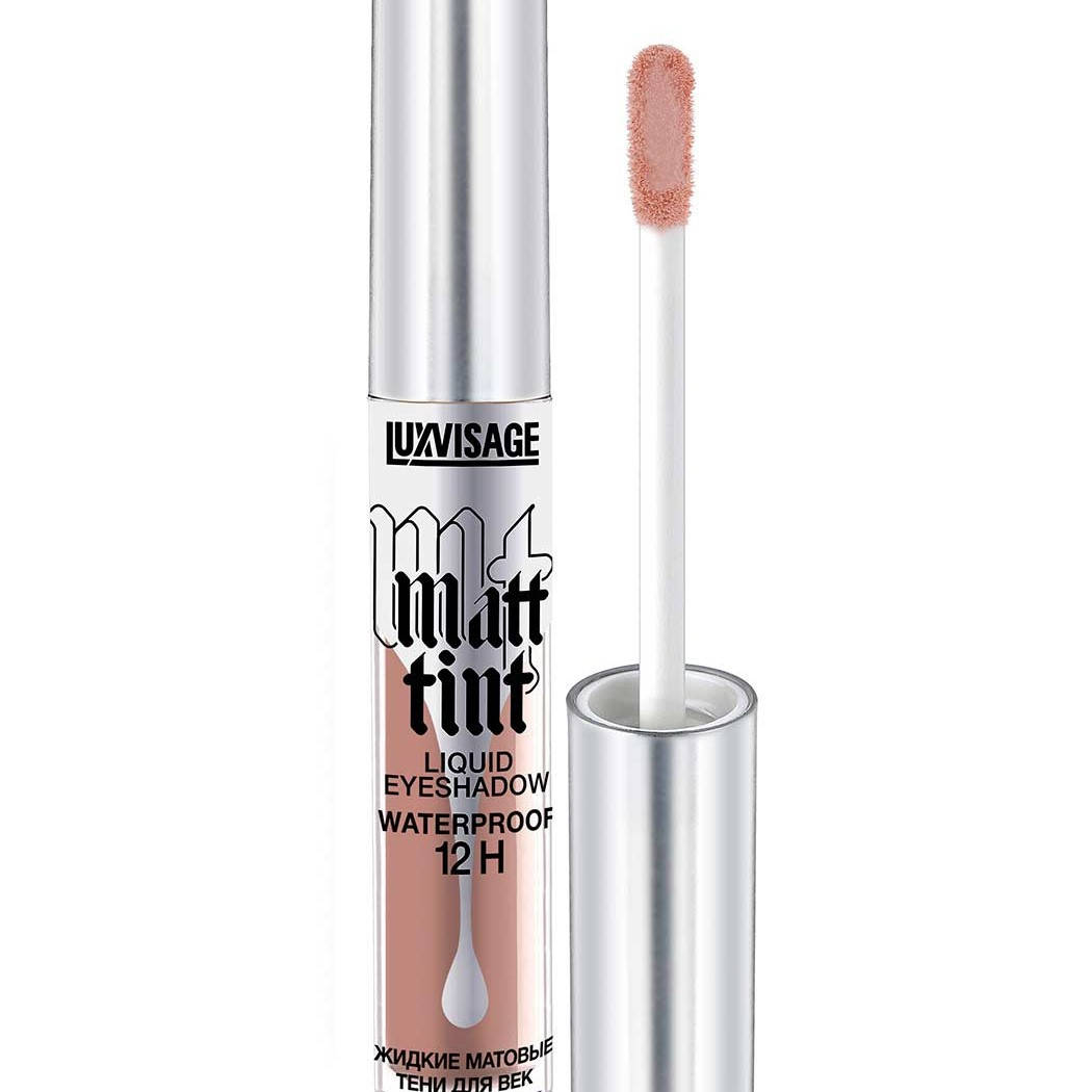 

Матовые жидкие тени для век Matt tint waterproof 12h LuxVisage Тон 107