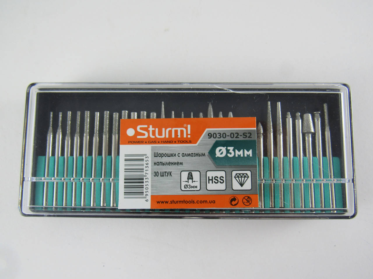 

Набор шарошек по металлу (30 шт) Sturm 9030-02-S2