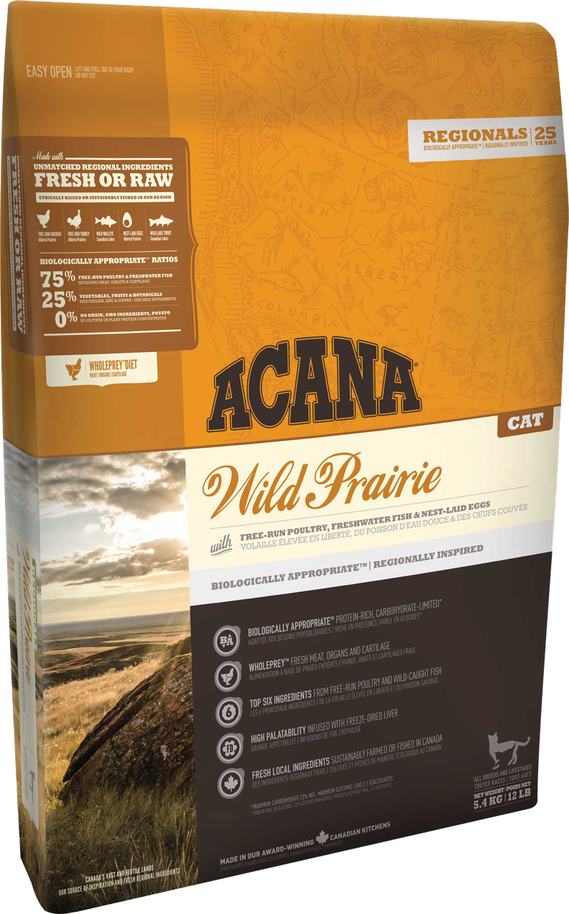 

Корм Acana (Акана) WILD PRAIRIE СAT для котов всех пород и возрастов, 4,5 кг