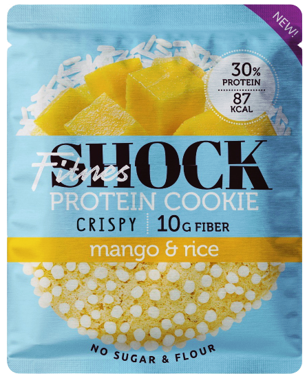 

Протеиновое печенье FitnesSHOCK Crispy Манго-Рис (30 грамм)