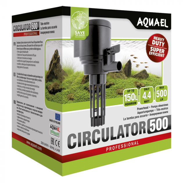 

Помпа AquaEl Circulator 500 для аквариума до 150 л