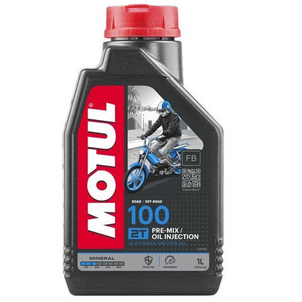 

Масло для 2-х тактных двигателей минеральное MOTUL 100 2T 1 л (104024/837511)